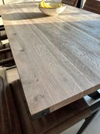 Eettafel + 6 landelijke stoelen, Ophalen, Vijf personen of meer, 150 tot 200 cm, Rechthoekig