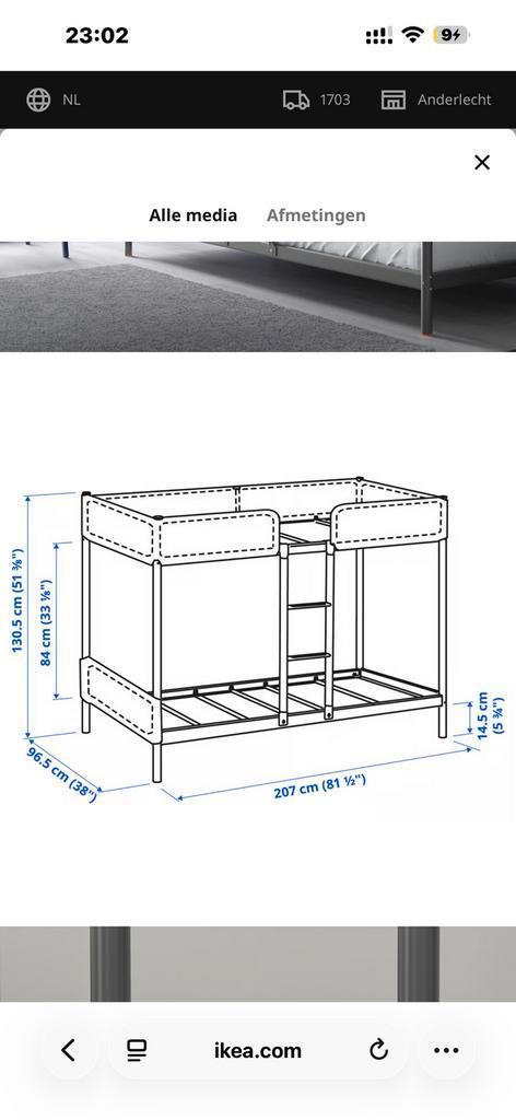 Lit superpose, Huis en Inrichting, Slaapkamer | Stapelbedden en Hoogslapers, Zo goed als nieuw, Ophalen
