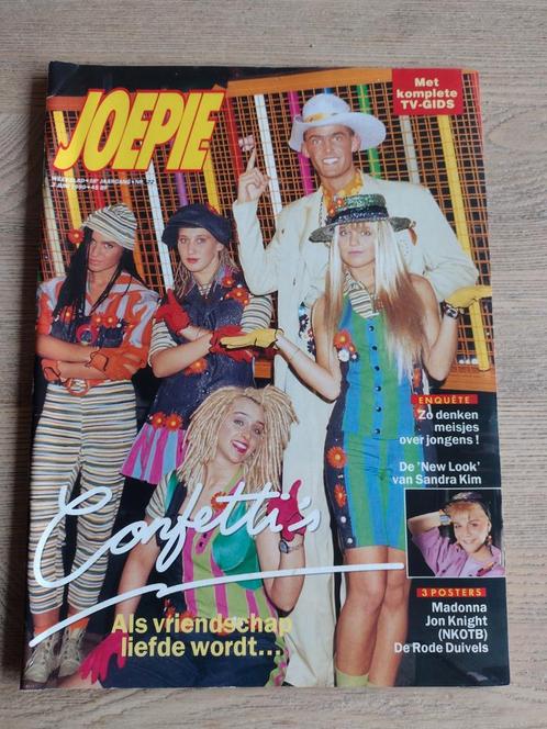 JOEPIE MAGAZINE 1990: CONFETTI'S-SANDRA KIM-ROLLING STONES, Verzamelen, Tijdschriften, Kranten en Knipsels, Tijdschrift, 1980 tot heden