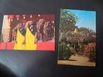 2 Postkaart Belgisch koningshuis in CONGO ( cote d'or), Verzamelen, Koningshuis en Royalty, Ophalen of Verzenden, Zo goed als nieuw
