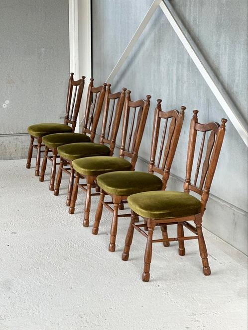 Eetkamerstoelen | 6 | Brutalistisch, Antiek en Kunst, Antiek | Meubels | Stoelen en Sofa's, Ophalen