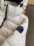 Mooie witte winterjas van Superdry, Kleding | Dames, Ophalen of Verzenden, Zo goed als nieuw, Maat 42/44 (L), Wit