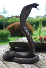 PRACHTIGE BRONZEN COBRA-SLANG, Antiek en Kunst, Ophalen of Verzenden, Brons