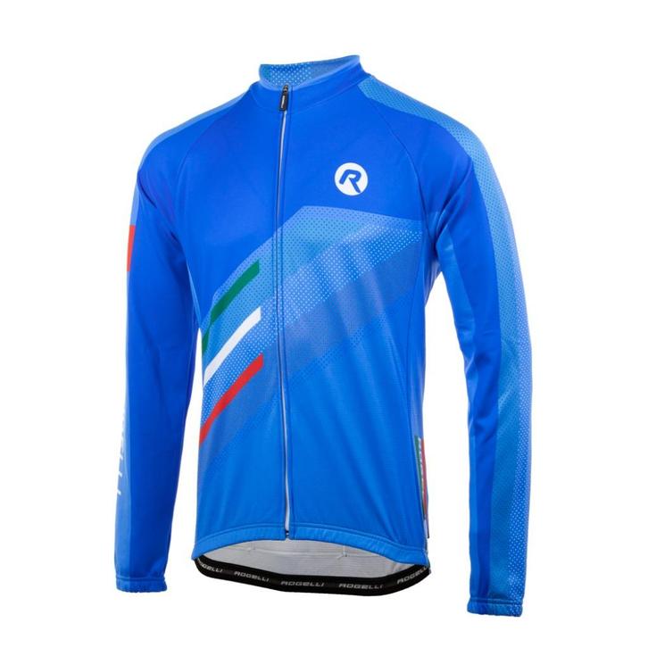 Shirt met lange mouwen Blauw, Sport en Fitness, Wielrennen, Nieuw, Kleding, Ophalen of Verzenden