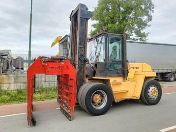 Hyster H 12.00 XL 12 ton heftruck met stenenklem forklift beschikbaar voor biedingen