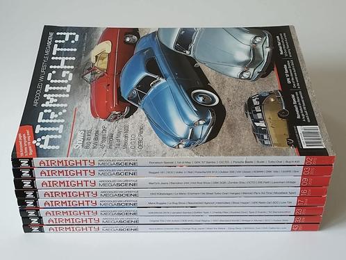 8x Aircooled VW magazine: 'Airmighty Megascene', Boeken, Auto's | Boeken, Volkswagen, Ophalen