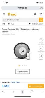 iRobot Roomba 694 - Stofzuiger - robotica - zakloos, Nieuw, Stofzuiger, Reservoir, Ophalen of Verzenden