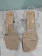 625C* H&M - sexy nude en transparante sandalen (37), H&M, Overige kleuren, Verzenden, Nieuw