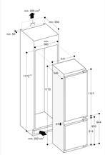 Gaggenau koelkast – frigo en diepvries, Elektronische apparatuur, Ophalen, Gebruikt, 200 liter of meer, 160 cm of meer