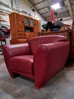 Retro.vintage lederen clubzetel, Ophalen