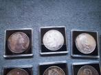Zilveren munten, Postzegels en Munten, Zilver, Ophalen of Verzenden, Zilver, Losse munt