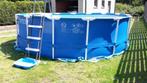 opbouwzwembad, rond, 1,32 meter hoogte, Rond, 300 cm of meer, Zo goed als nieuw, Ophalen