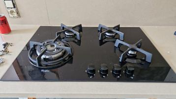 Kookplaat gasvuur Whirlpool, Elektronische apparatuur, Kookplaten, Ophalen, Gebruikt, 4 kookzones, Inbouw