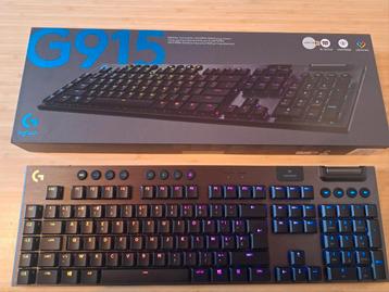 Logitech G915 keyboard toetsenbord lightspeed azerty black 