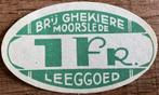 BROUWERIJ GHEKIERE/MOORSLEDE leeggoed etiket, Ophalen of Verzenden, Zo goed als nieuw, Overige typen