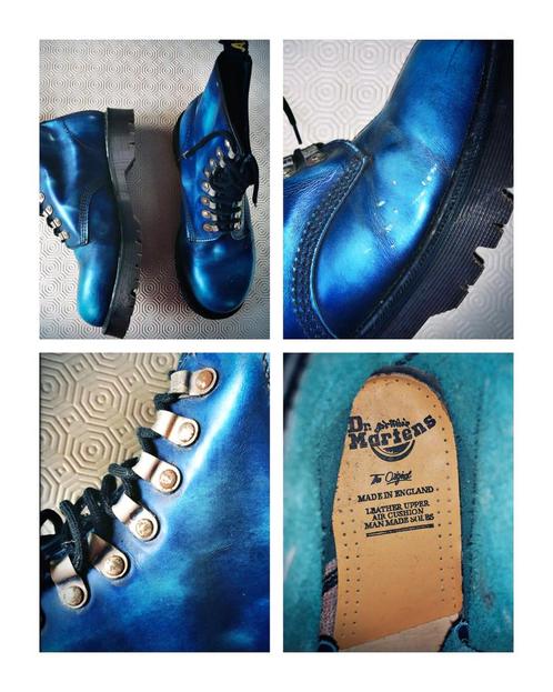 Doc Martens Air Waves bleu pétrole (UK 8, taille 41) unisexe, Vêtements | Hommes, Chaussures, Porté, Bleu, Enlèvement