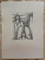 Hubert Minnebo Tekening, Antiek en Kunst, Kunst | Etsen en Gravures, Ophalen