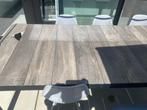 Tuintafel met stoelen, Tuin en Terras, Tuintafels, Ophalen, Gebruikt, Rechthoekig, Aluminium