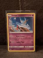 Pokémon Latios Sun en Moon Black Star Promo 2017, Enlèvement, Utilisé, Cartes en vrac, Foil