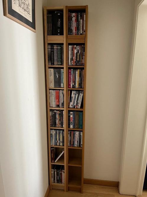 Étagère CD/DVD, Huis en Inrichting, Woonaccessoires | Cd- en Dvd-rekken, Zo goed als nieuw, Cd's of Dvd's, 25 tot 75 discs, Hout