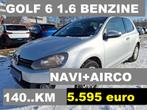 VW  GOLF 6  1.6  BENZINE  EURO 5  NAVI+AIRCO, Auto's, Volkswagen, Euro 5, 1600 cc, Golf, Particulier