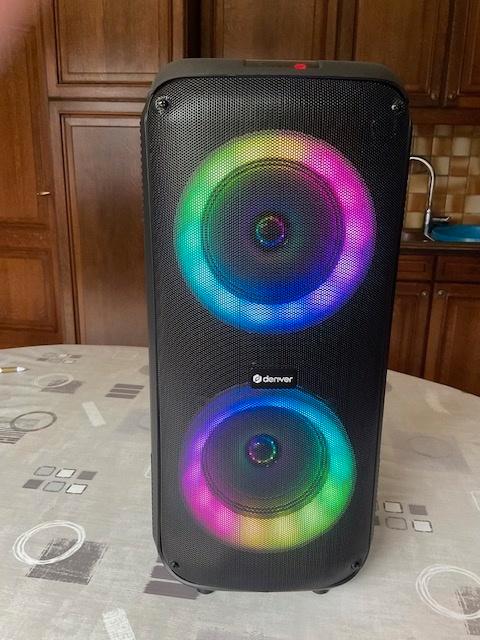 DENVER BLUETOOTH PARTY SPEAKER BPS354, TV, Hi-fi & Vidéo, Enceintes, Neuf, Autres marques, Enlèvement