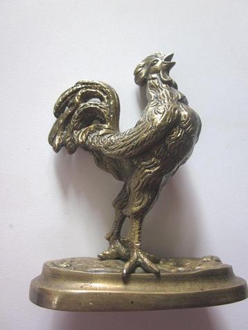 Coq en Bronze 1900 Liége Herstal Sculpture Belgique