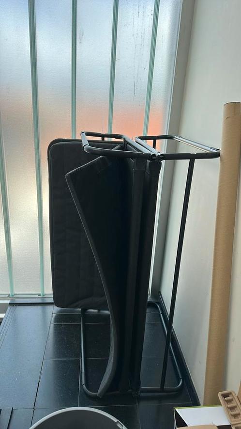 Slaapzetel Ikea te koop, Huis en Inrichting, Slaapkamer | Slaapbanken, Zo goed als nieuw, Twijfelaar, Grijs, Ophalen