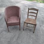 rieten stoelen, Ophalen