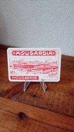 Brasserie bière ancienne carte à jouer Hougardia, Panneau, Plaque ou Plaquette publicitaire, Autres marques, Utilisé, Envoi
