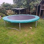 Ronde trampoline – gebruikt, maar nog goed bruikbaar, Ophalen, Zo goed als nieuw