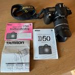 Nikon D50 met Tamron AF 18-200mm, Audio, Tv en Foto, Ophalen, Zo goed als nieuw, Nikon