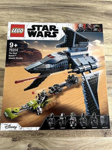 75314 La navette d’attaque du Bad Batch Lego Star Wars beschikbaar voor biedingen