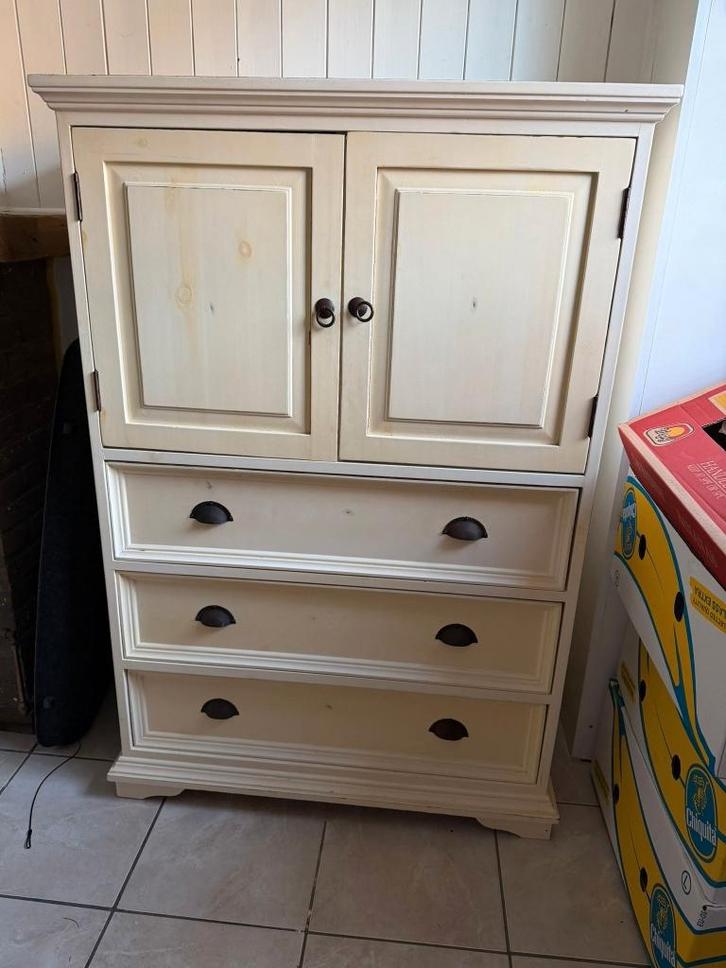 Meubels, Huis en Inrichting, Kasten |Televisiemeubels, Gebruikt, Teakhout, Ophalen