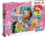 Disney Princess Puzzel - 60 Stukjes - Clementoni Legpuzzel, Ophalen of Verzenden, Meer dan 50 stukjes, Nieuw, 4 tot 6 jaar