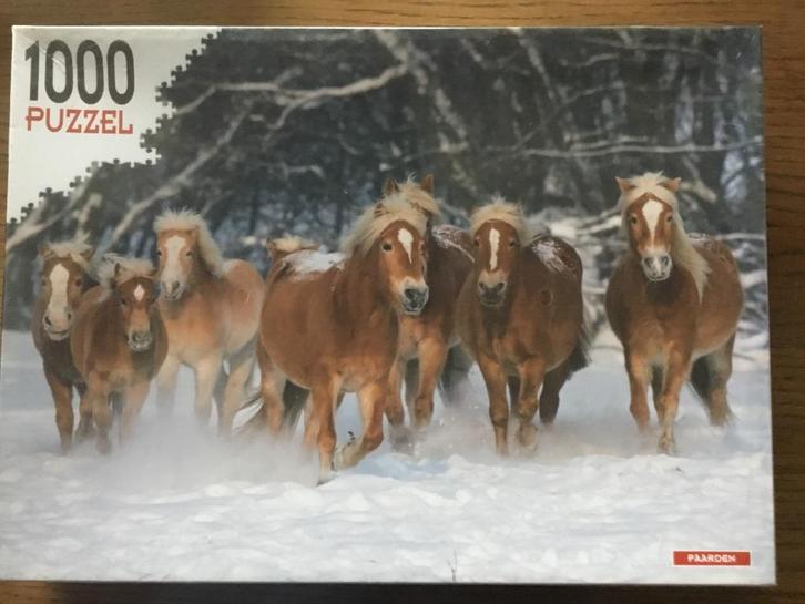 Puzzel PTZ 1000 stukjes Paarden (NIEUW), Hobby & Loisirs créatifs, Sport cérébral & Puzzles, Neuf, Puzzle, 500 à 1500 pièces, Enlèvement ou Envoi