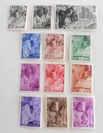 set van 12 postzegels - Orval, Postzegels en Munten, Postzegels | Europa | België, Spoor van plakker, Ophalen of Verzenden, Overig