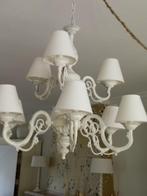 kroonluchter 9-arms met kapjes Flamant, Huis en Inrichting, Lampen | Kroonluchters, Ophalen, Zo goed als nieuw