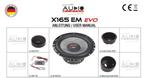 AUDIOSYSTEM X165 EM EVO composet (LAKRO KNALLER), Auto diversen, Autospeakers