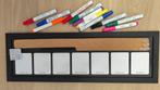 Whiteboard en prikbord met heleboel stiften Ikea, Huis en Inrichting, Woonaccessoires | Memoborden, Ophalen, Prikbord