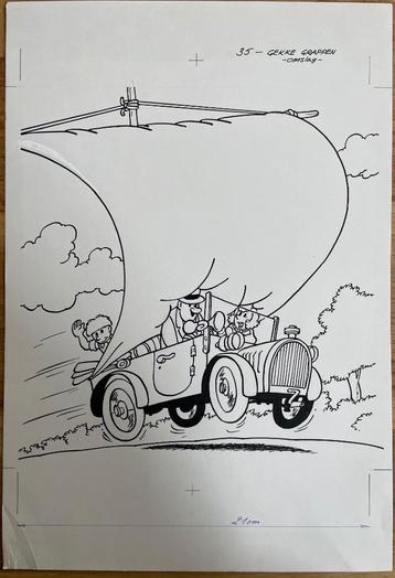 Jommeke, originele cover Gekke Grappen, Boeken, Ophalen of Verzenden, Zo goed als nieuw, Jef Nys