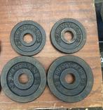 Halter gewichten, Sport en Fitness, Ophalen, Gebruikt, Armen, Halterschijven