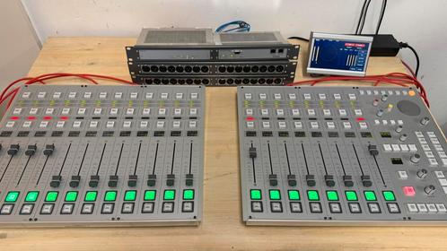 DHD 52RX 20 kanaals tafel, XC core, Dante, diverse IO, TFT, Muziek en Instrumenten, Mengpanelen, Gebruikt, 20 kanalen of meer