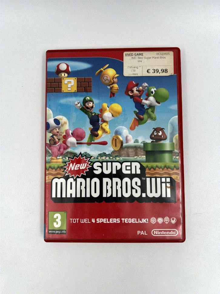 New Super Mario Bros Wii | Nintendo Wii en Wii U, Games en Spelcomputers, Games | Nintendo Wii, Zo goed als nieuw, Platform, 3 spelers of meer