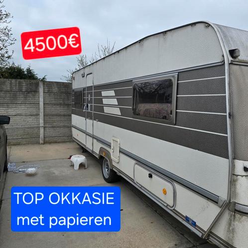 Caravan Hymer met papieren slaapkamer Badkamer wc stacaravan, Caravans en Kamperen, Stacaravans, Ophalen