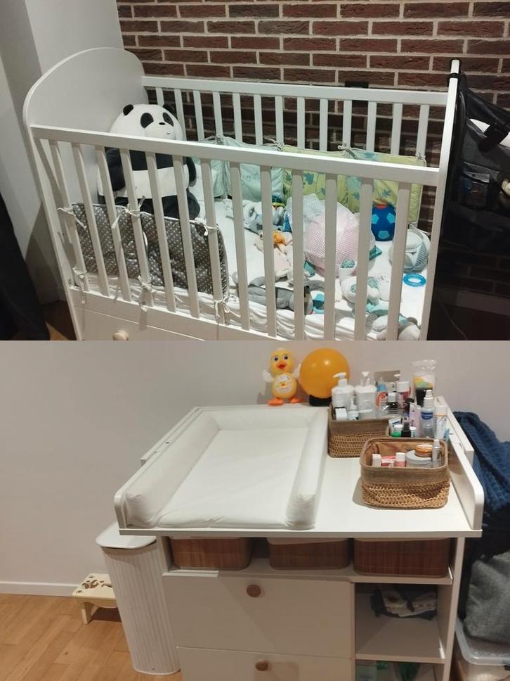 Ikea commode en bed met matras als nieuw, Kinderen en Baby's, Kinderkamer | Complete kinderkamers, Ophalen
