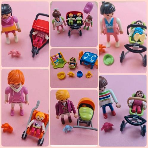 Playmobil figuren  : moeder / mama met kinderwagen, Kinderen en Baby's, Speelgoed | Playmobil, Zo goed als nieuw, Ophalen of Verzenden
