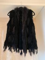 Dames bodywarmer in echte bont 38/40, Kleding | Dames, Bodywarmers, Ophalen, Zo goed als nieuw, Maat 38/40 (M), Zwart