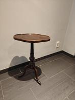 Bijzettafeltje, Huis en Inrichting, Tafels | Bijzettafels, Ophalen, Gebruikt, Ovaal, Hout