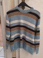 Blauw gestreepte trui L, Ophalen of Verzenden, Blauw